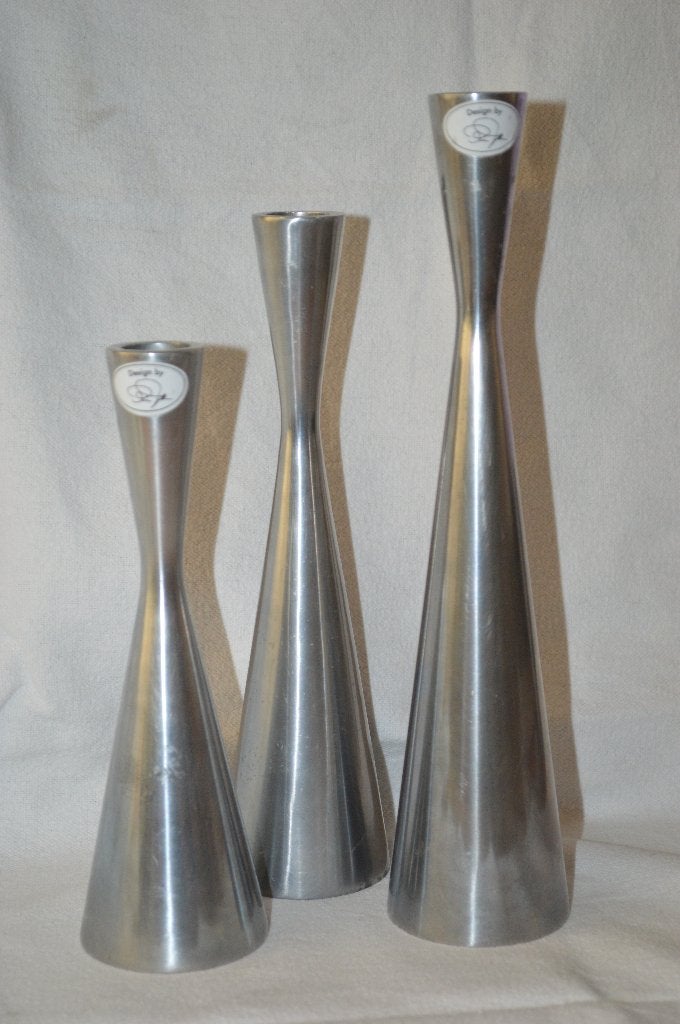 1990Ikea Gota Kandelaarset,door Erika Pekkari, 3-delige set, IKEA, Ophalen of Verzenden, Zo goed als nieuw, 23 cm