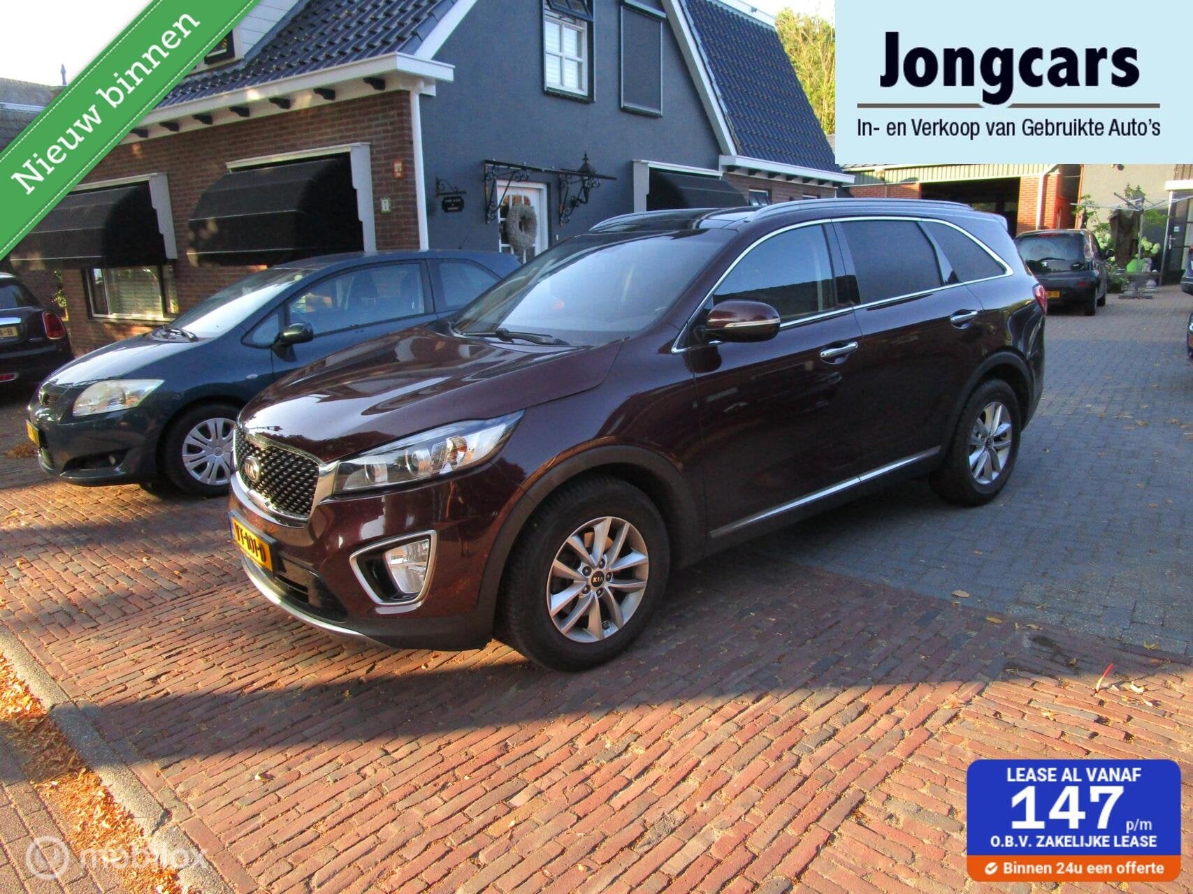 Kia Sorento 2.2 CRDI GRIJS KENTEKEN 2016 275.000KM, Auto's, Kia, Gebruikt, Euro 6, 2000 kg, 7 stoelen