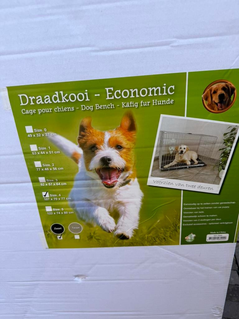 Hondenbench 107 x 70 x 77, Ophalen of Verzenden, Zo goed als nieuw, Paarden of Pony's