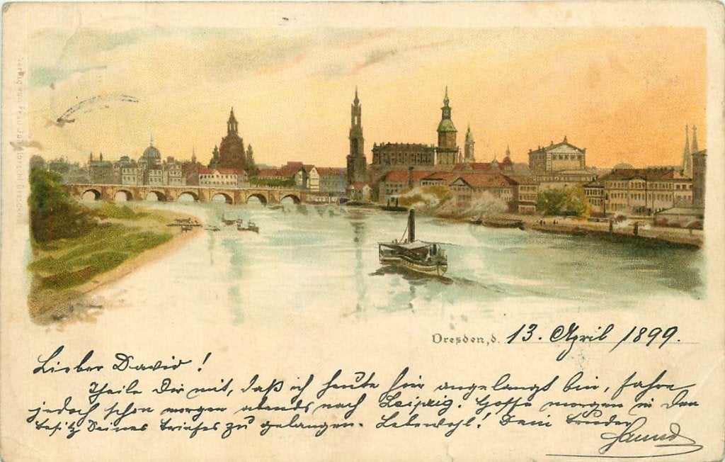 379-123-003 Dresden, Verzenden, Voor 1920, Duitsland