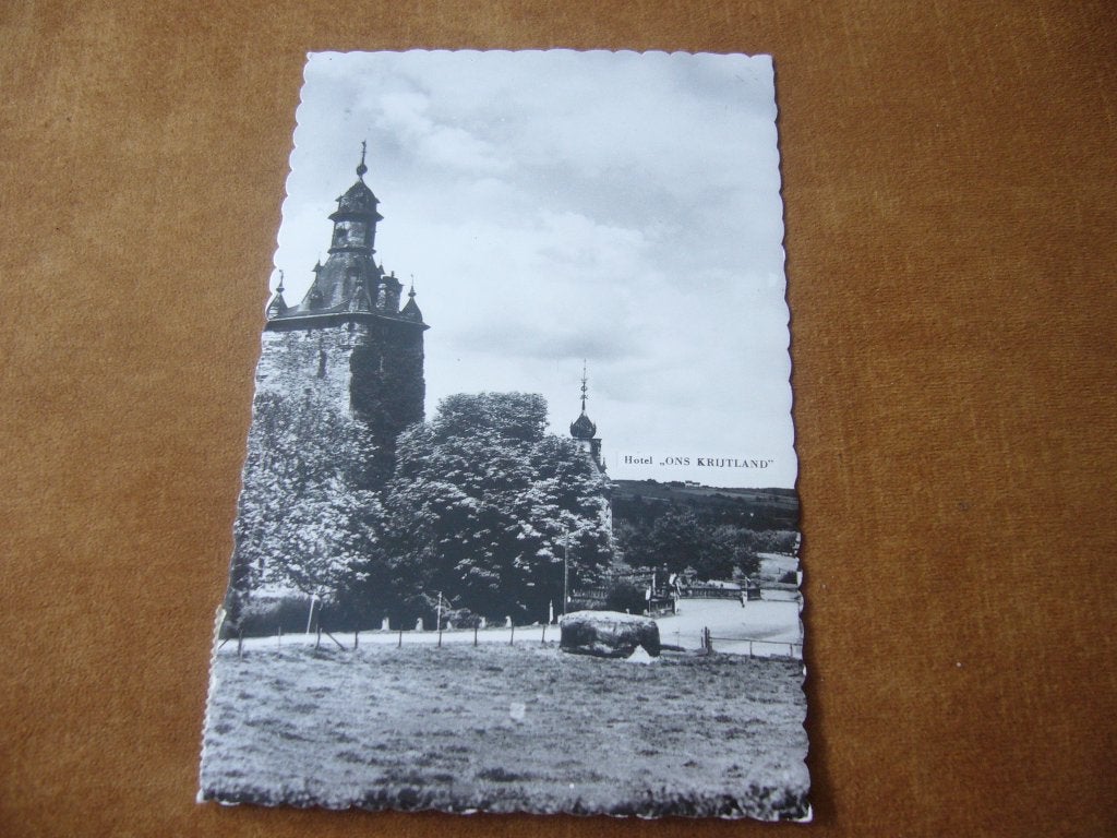 EPEN Z.L.  =  KASTEEL BEUSDAEL EN HOTEL ONS KRIJTLAND, Ophalen of Verzenden, 1940 tot 1960, Gelopen, Limburg