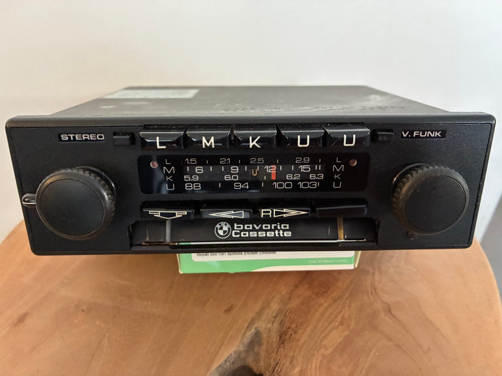 Becker BMW Bavaria radio-cassettespeler CR VF, Ophalen of Verzenden, Zo goed als nieuw