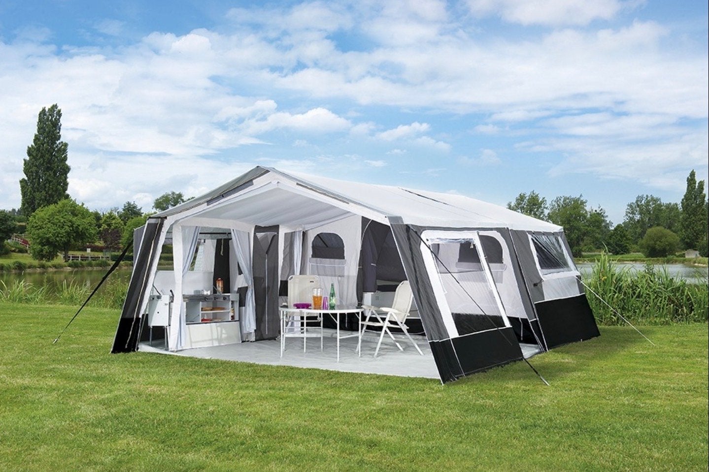 Jamet Arizona All-Season Vouwwagen 2016, Caravans en Kamperen, Ophalen, Aanwezig, Jamet, Tot en met 6