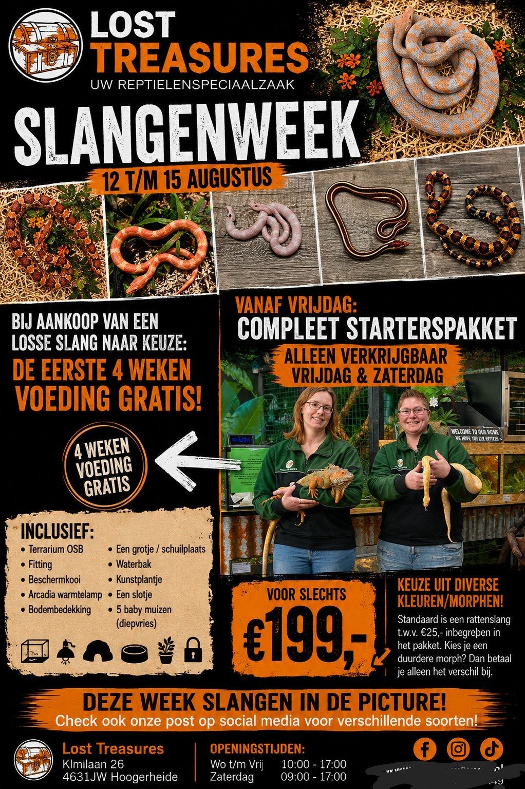 SLANGENWEEK – COMPLEET RATTENSLANG STARTERSPAKKET €199

Alti, Slang, 0 tot 2 jaar