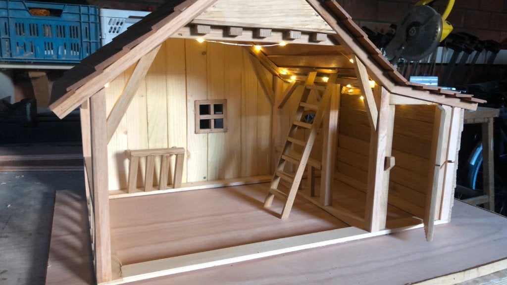 Kerststal Hout Op Maat Nieuw, Ophalen of Verzenden, Nieuw