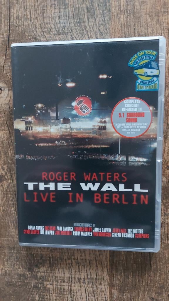 DVD Roger Waters / The Wall - live in Berlin (1990), Alle leeftijden, Ophalen of Verzenden, Zo goed als nieuw, Muziek en Concerten