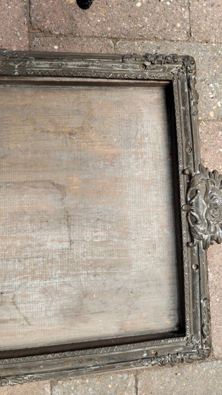 Brocante houten gedetailleerd dienblad, Gebruikt, ., Ophalen of Verzenden, .