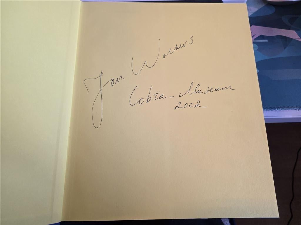 Jan Wolkers — Gesigneerd Zeldzaam — Cobra Museum, Ophalen of Verzenden, Zo goed als nieuw