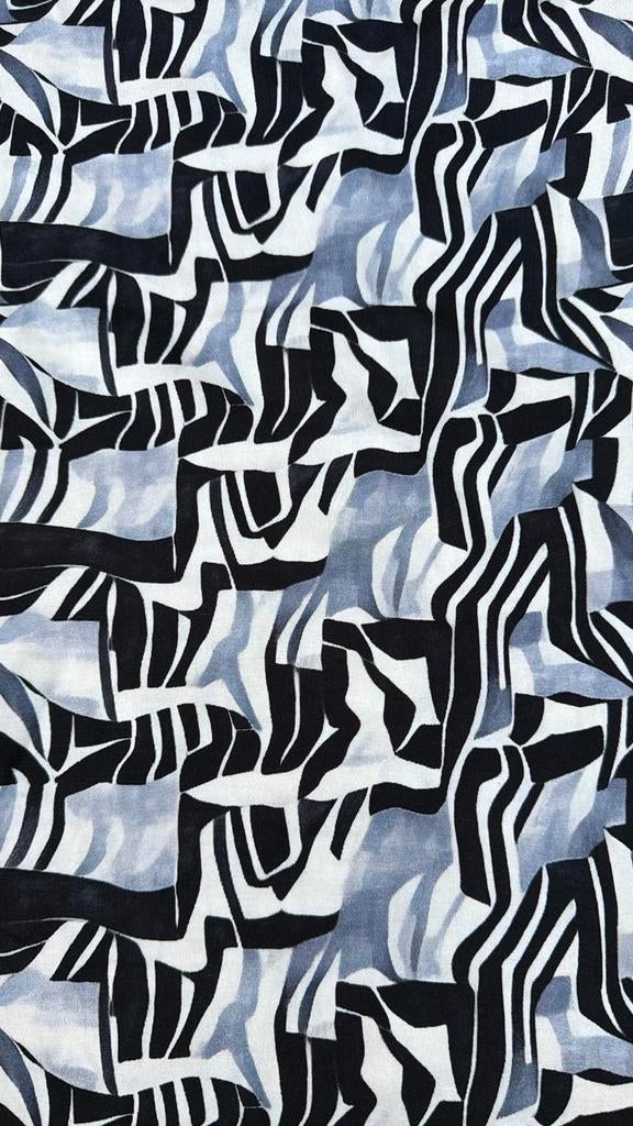 Abstract tricot, Hobby en Vrije tijd, Stoffen en Lappen, 120 cm of meer, Ophalen of Verzenden, Zo goed als nieuw, Katoen