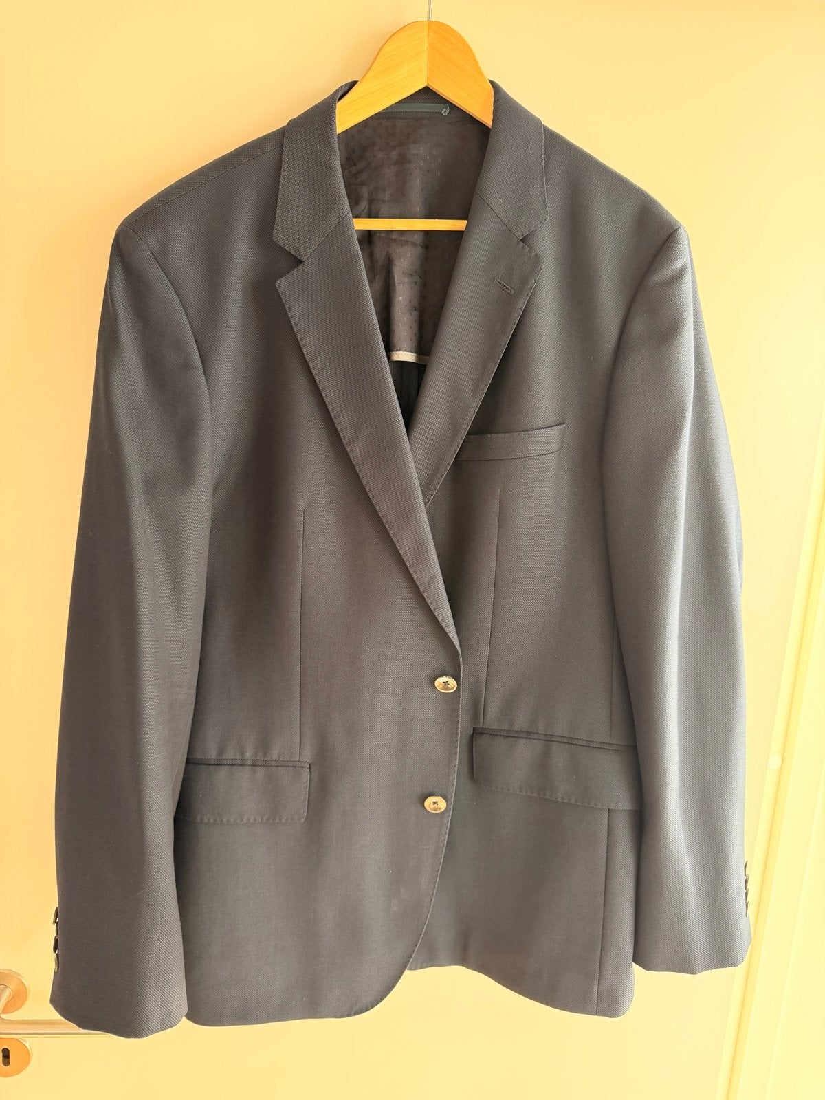 Donkerblauw Hugo Boss Colbert Maat 56 - Perfecte Staat, Ophalen of Verzenden, Zo goed als nieuw, Maat 56/58 (XL), Blauw