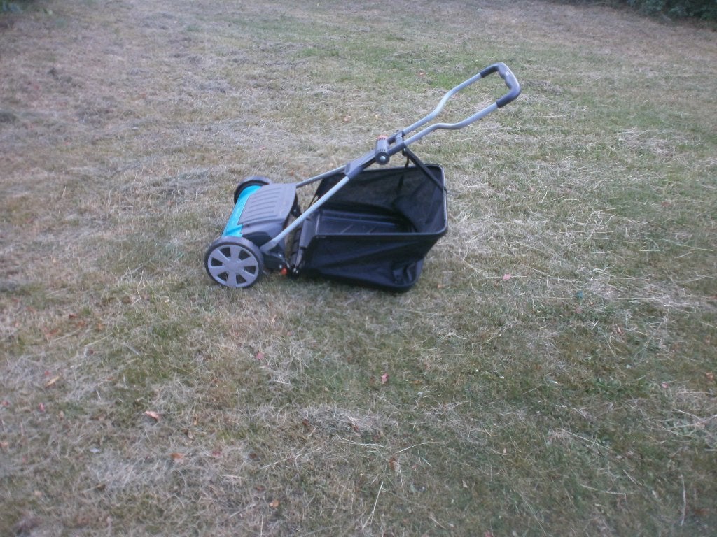 Gardena handgrasmaaier, Tuin en Terras, Grasmaaiers, Ophalen, Gebruikt, Handgrasmaaier, Opvangzak
