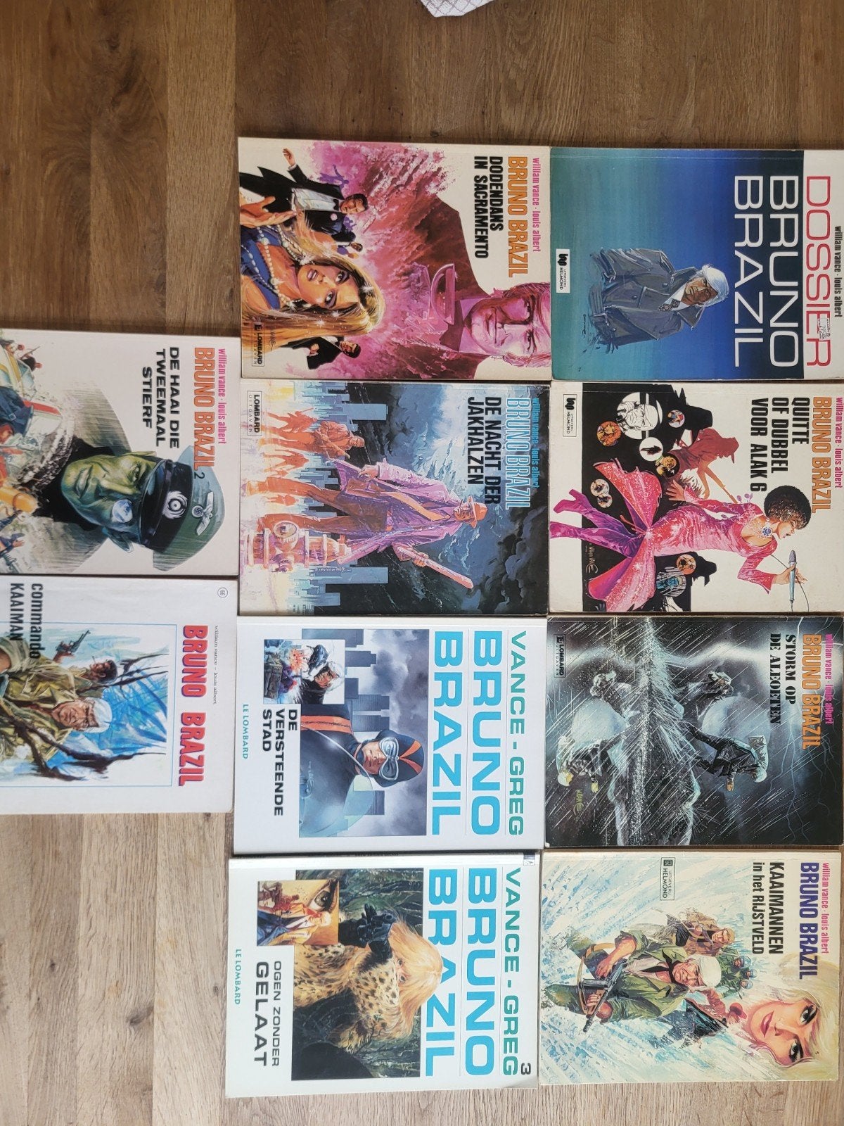 Bruno Brazil stripboeken - 10 delen, Boeken, Meerdere stripboeken, Ophalen of Verzenden, Gelezen