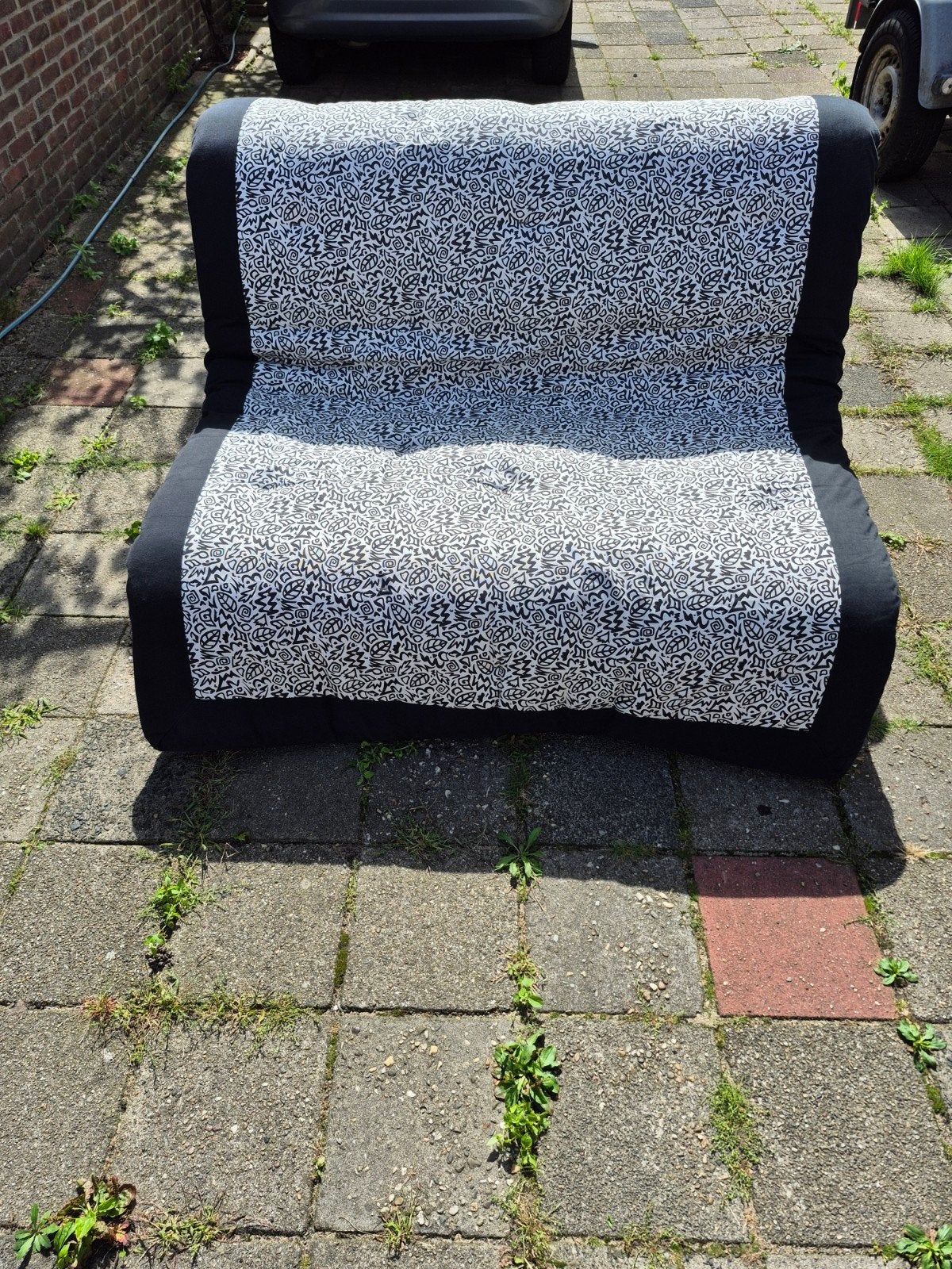 slaapbank 140x200, Ophalen, Zo goed als nieuw, Tweepersoons, 140 cm