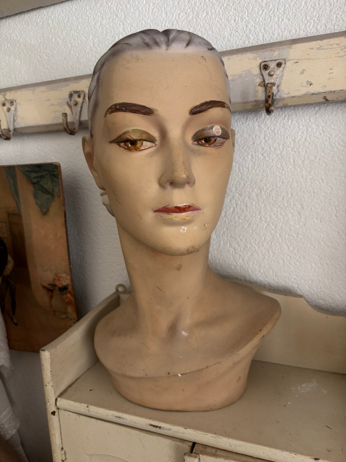 Oud Dames hoofd (Buste), Antiek en Kunst, Ophalen of Verzenden