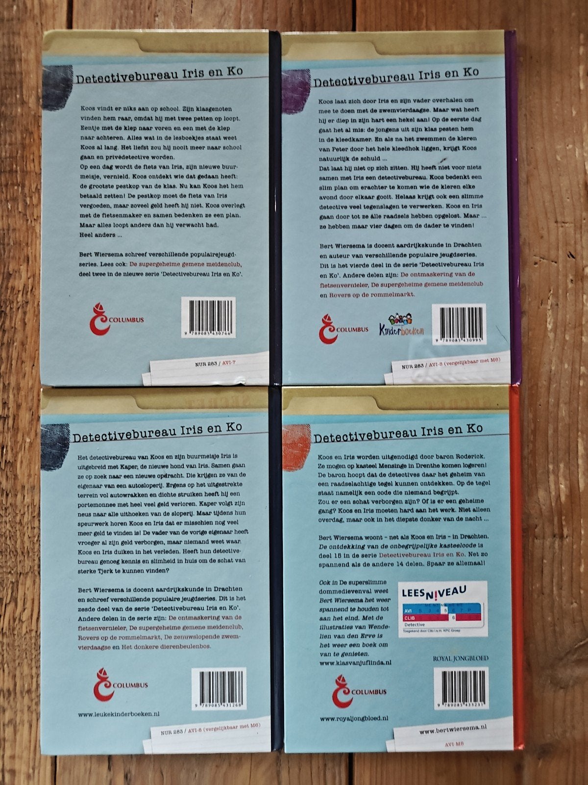 4 Delen van de serie: Detective bureau Iris en ko., Boeken, Ophalen of Verzenden, Gelezen, Fictie algemeen