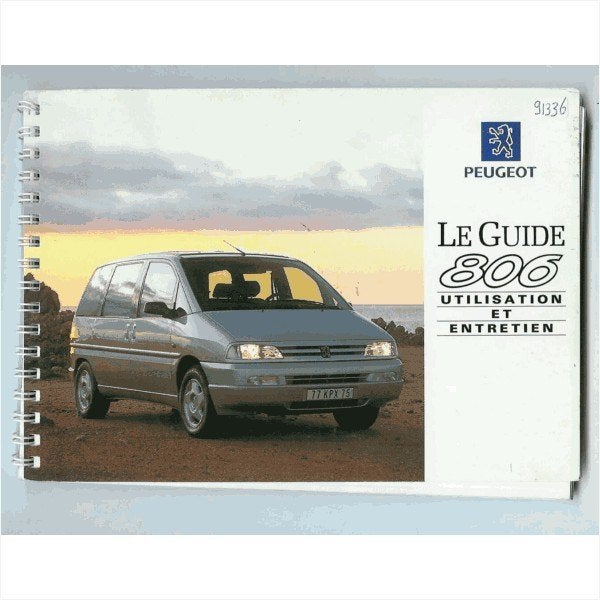 Peugeot 806 Instructieboekje 1994 #1 Frans, Ophalen of Verzenden