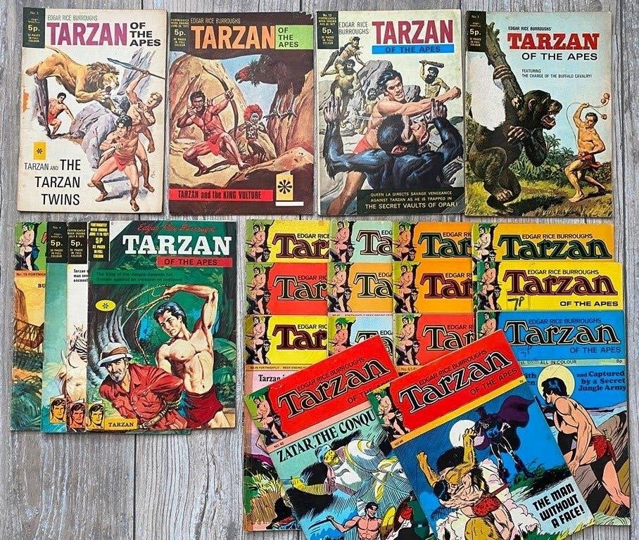 U.K. Tarzan & Korak comics (Classics) 31 deeltjes/zie omschr, Gelezen, Europa, Diverse auteurs, Ophalen of Verzenden