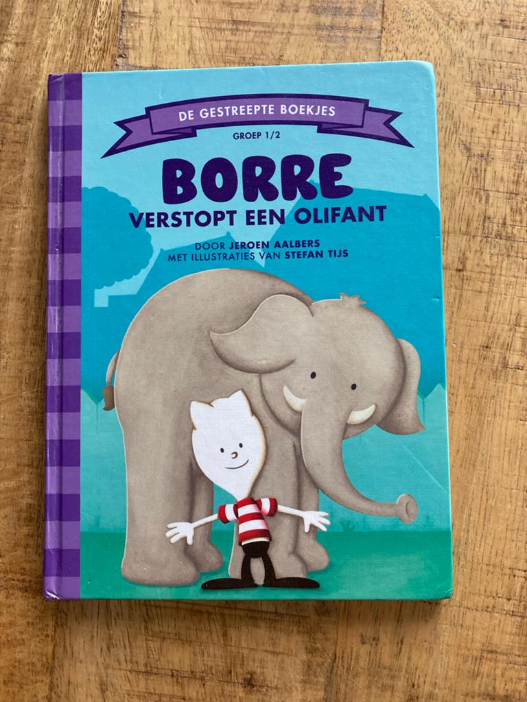 Borre verstopt een olifant - De gestreepte boekjes, Boeken, Ophalen of Verzenden, Gelezen, Fictie algemeen