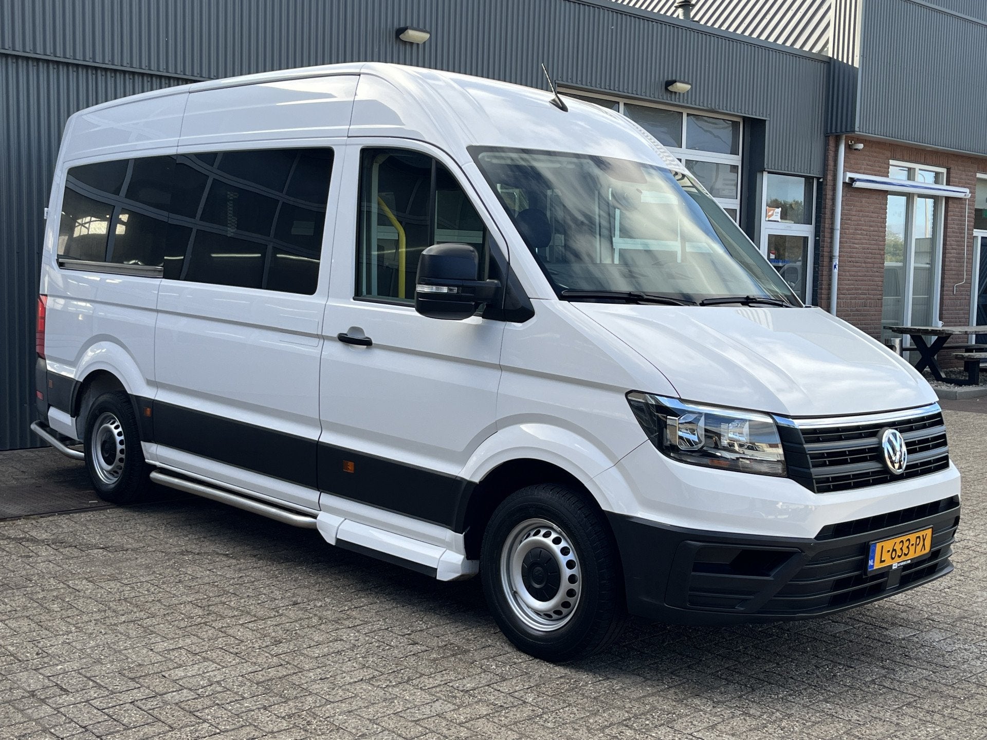 Volkswagen Crafter 2.0 TDI 140pk Personenvervoer Taxi Rolsto, Auto's, Stof, Gebruikt, 3000 kg, Wit