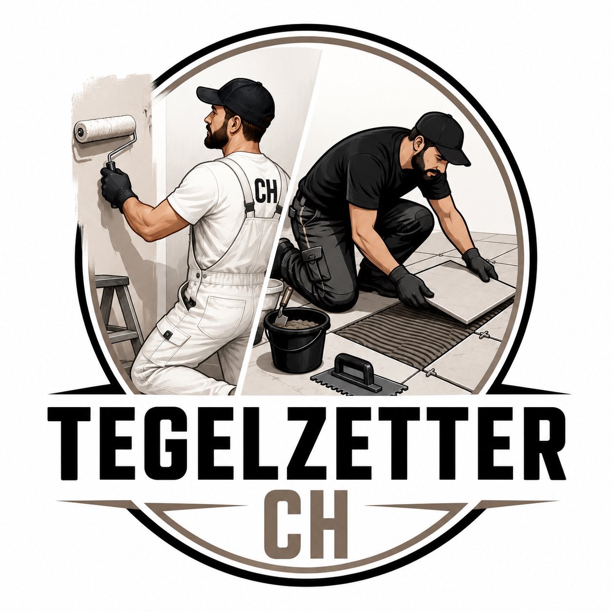 Tegelzetter , schilder , sloopwerk, Eén persoon