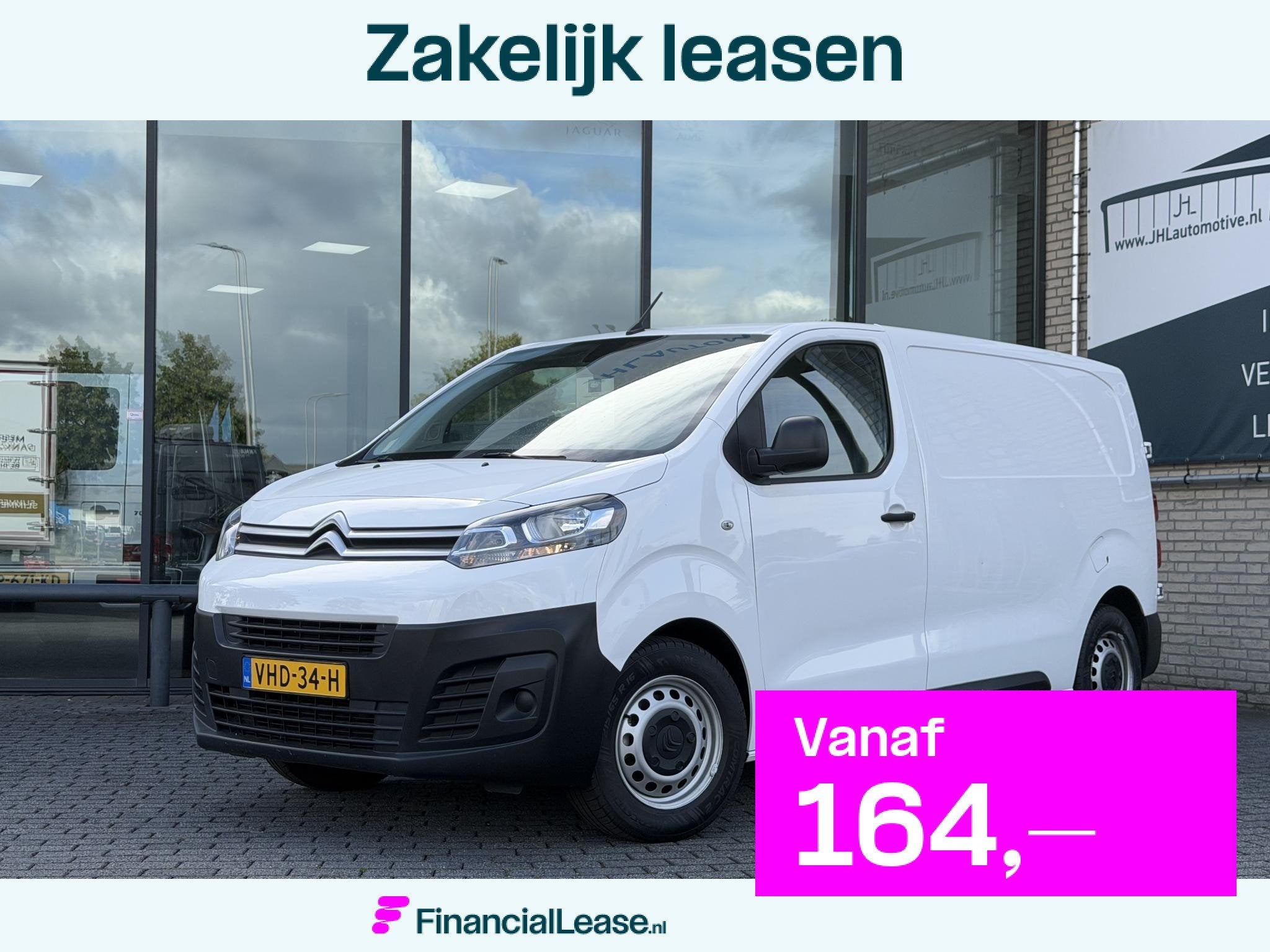 Citroen Jumpy 1.5 BlueHDI 100*AIRCO*CRUISE*3PERS.*BLUETOOTH, Voorwielaandrijving, Stof, 4 cilinders, Citroën