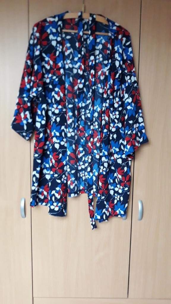 Zomerse Kimono zwangerschap - maat L Prenatal, Kleding | Dames, Tops, Blauw, Maat 42/44 (L), Ophalen of Verzenden, Onbekend