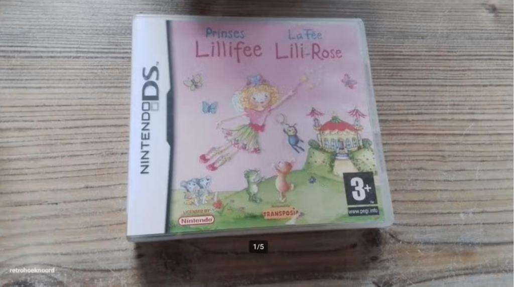 Prinses Lillifee Lili-Rose - Nintendo DS, Puzzel en Educatief, 1 speler, Ophalen of Verzenden, Zo goed als nieuw