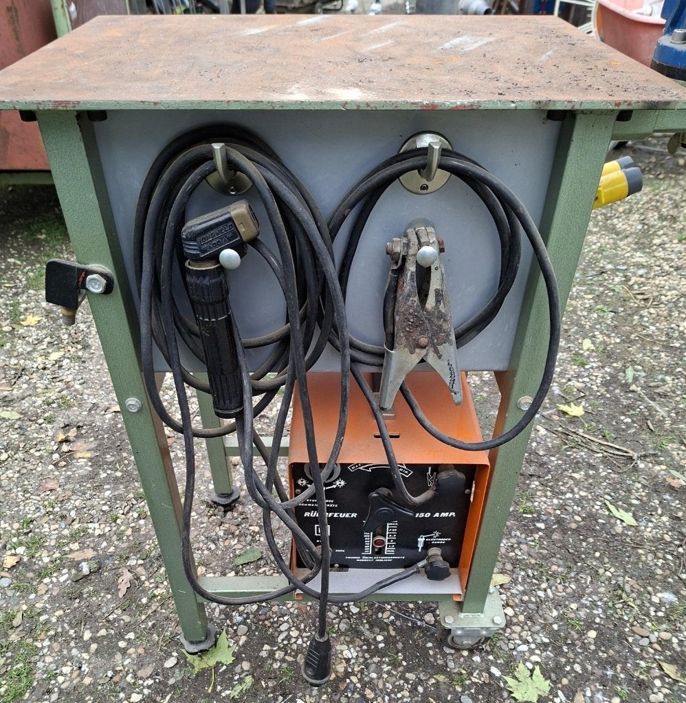 Rühter Lasapparaat 150 Amp met bankschroef, Ophalen, Gebruikt, 150 tot 250 ampère, Elektroden