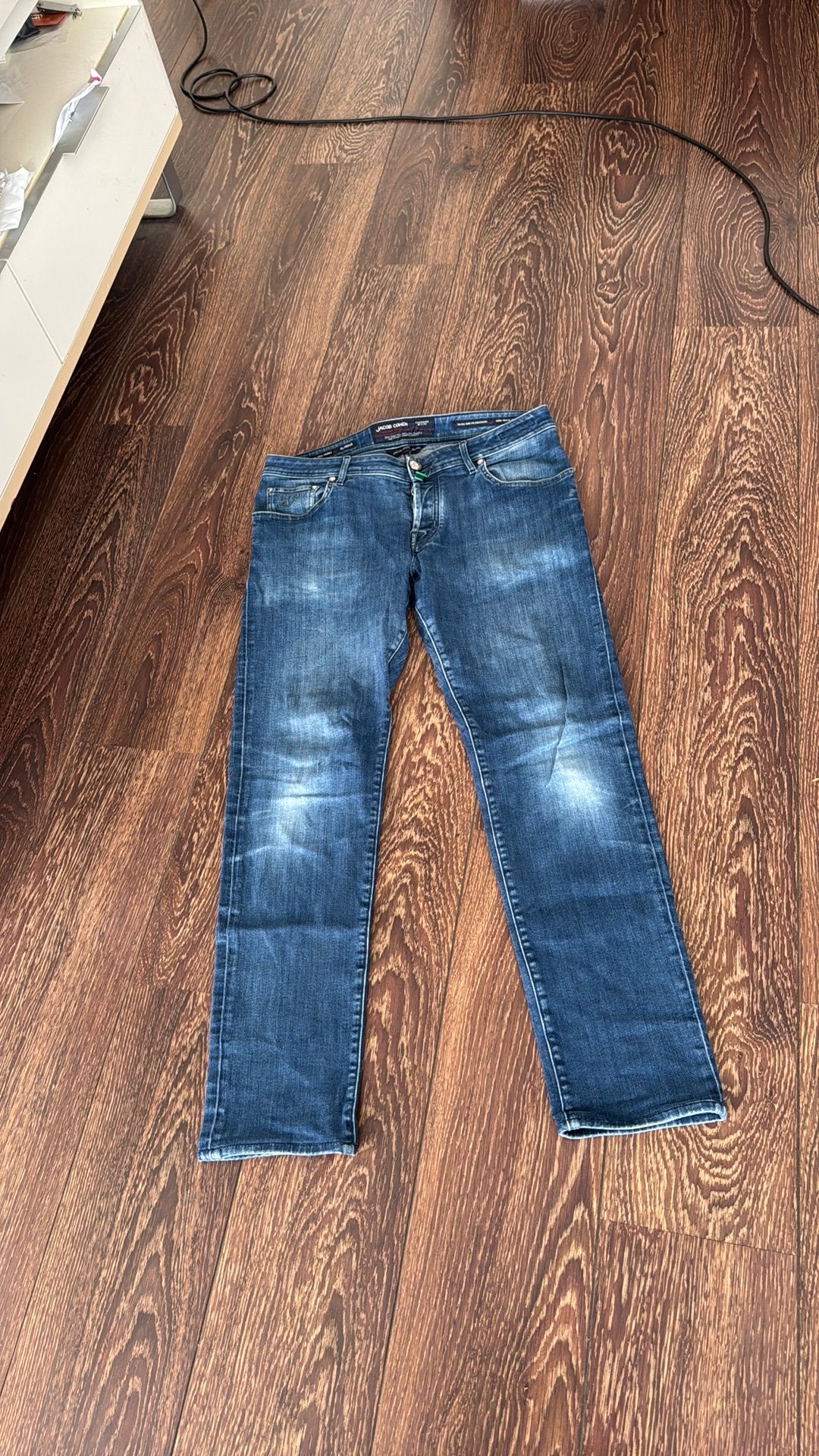Jacob Cohen jens, Ophalen of Verzenden, Zo goed als nieuw, Blauw, W33 - W34 (confectie 48/50)