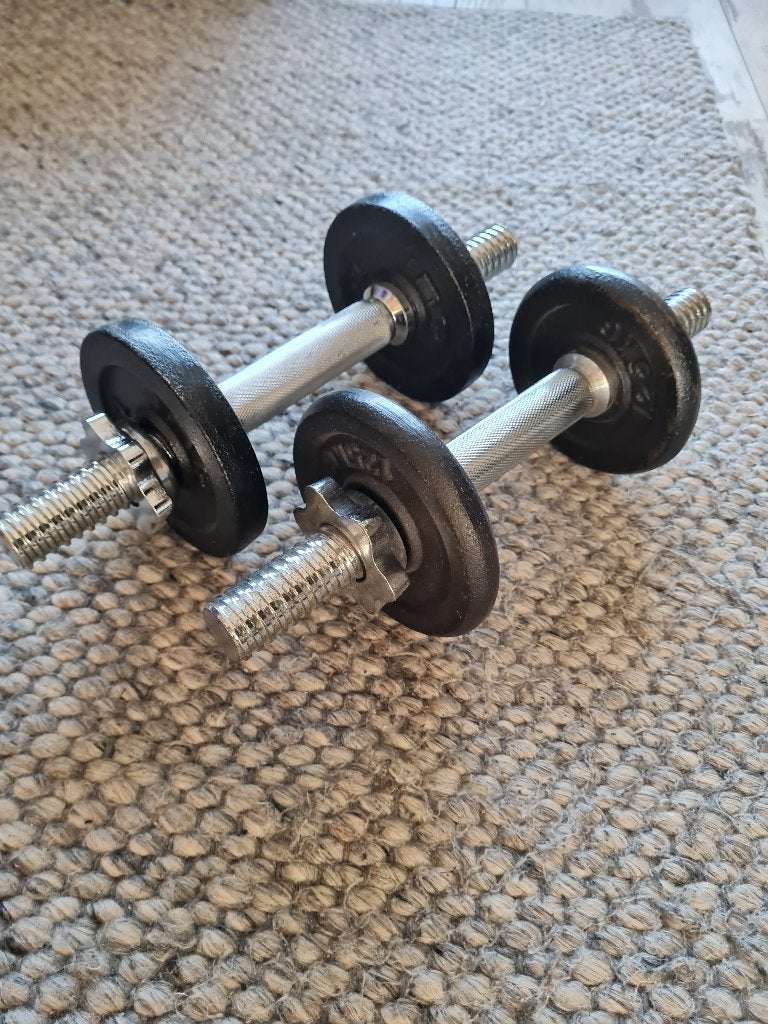 Fitness dumbbell, Sport en Fitness, Fitnessmaterialen, Ophalen, Zo goed als nieuw, Dumbbell
