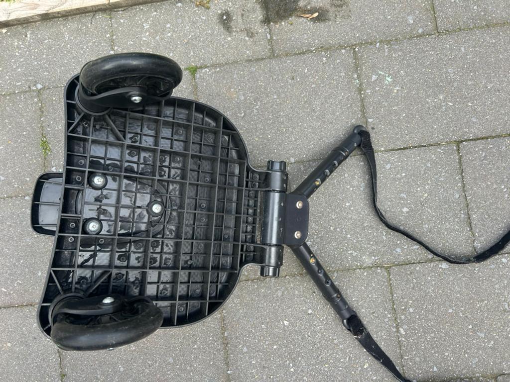 Kinder zitje voor aan de kinderwagen., Ophalen of Verzenden, Gebruikt