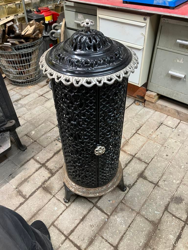 Godin hekjes kachel gietijzer allesbrander houtkachel, Ophalen of Verzenden, Hout, Houtkachel