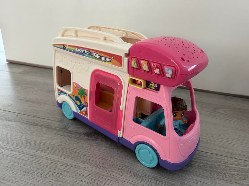 Vrolijke Vriendjes Magische Glamper Camper met accessoires, Ophalen, Zo goed als nieuw