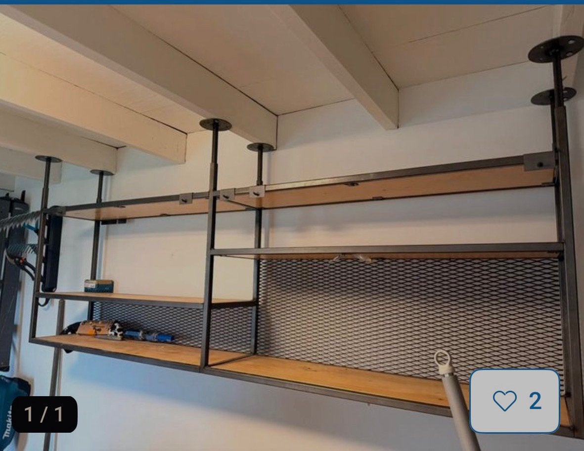 Wandrek metaal dranken rek bar, Huis en Inrichting, Ophalen