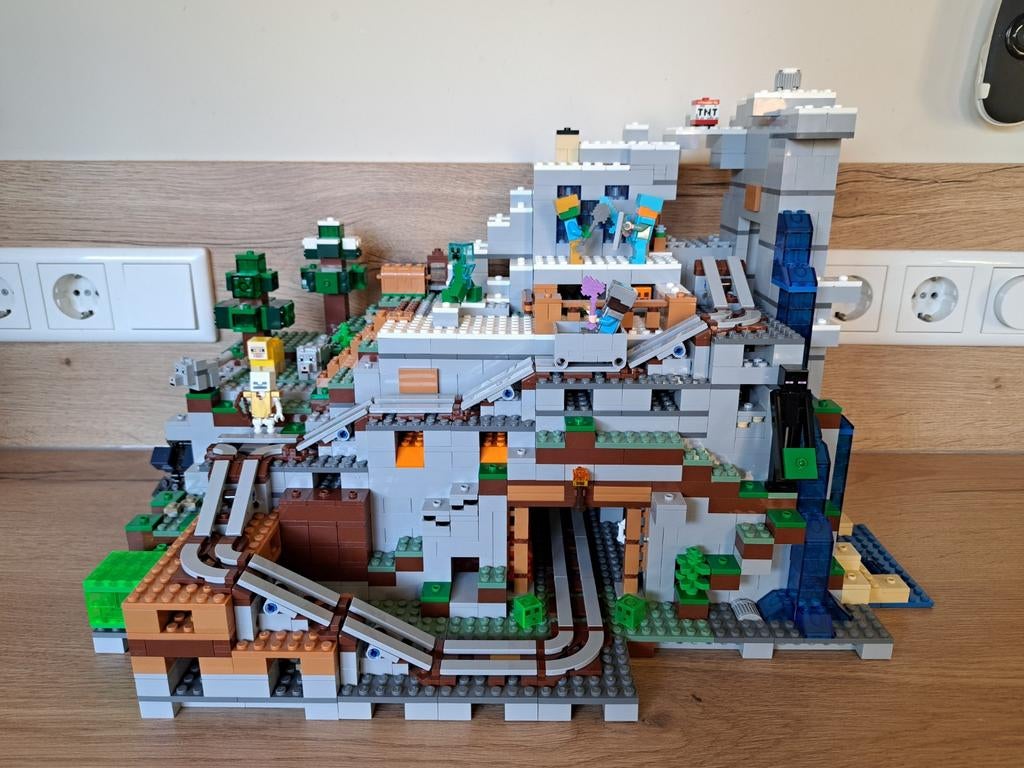 Lego Minecraft collectie (8 sets, o.a. 21137, 21127), Gebruikt, Minecraft, Lego, Ophalen of Verzenden