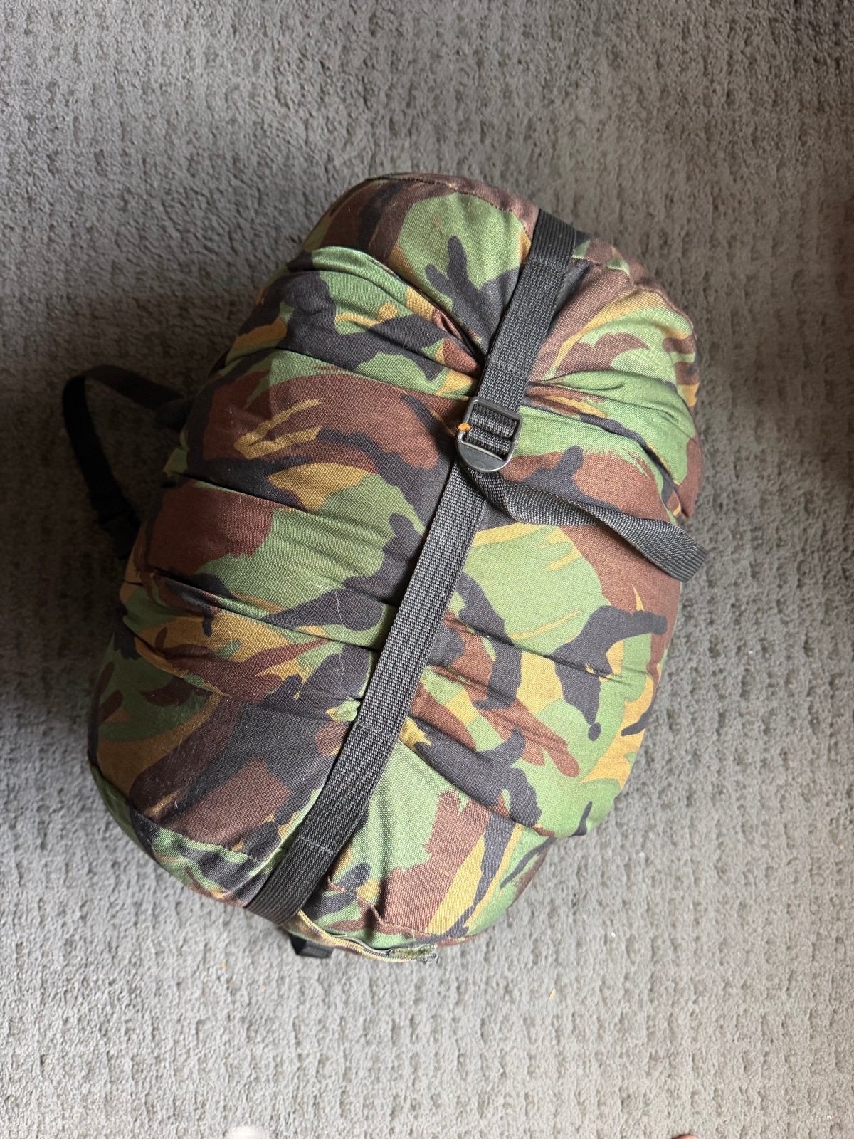 Militaire slaapzak M90 met lakenzak, regenhoes en foudraal, Ophalen of Verzenden, Gebruikt