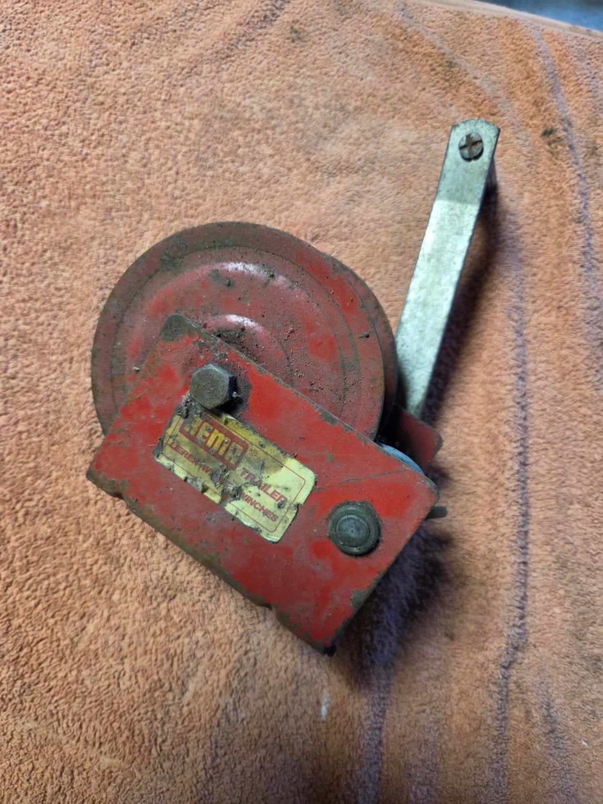 Handlier met staalkabel - Gebruikt, Ophalen of Verzenden, Gebruikt, Handmatig