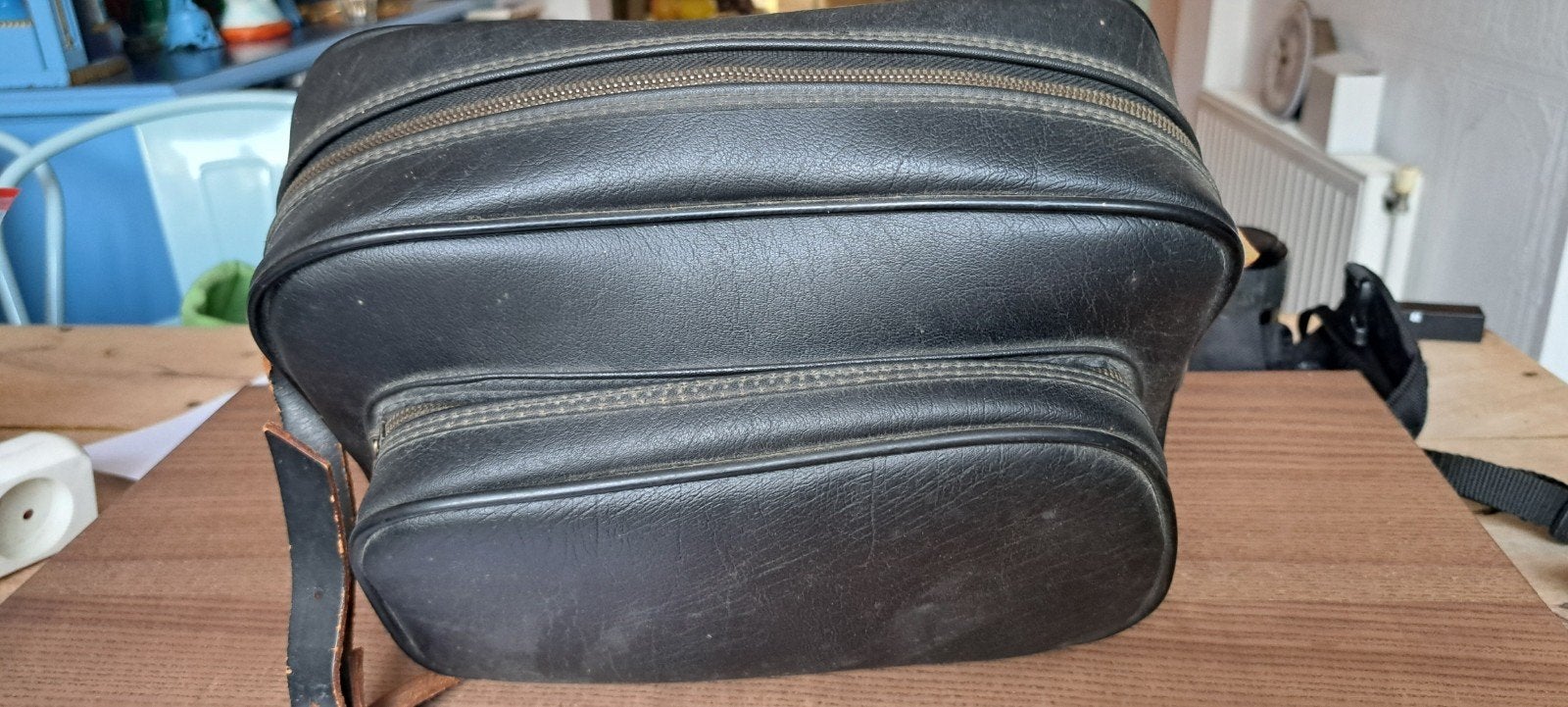 Vintage Zwarte Cameratas - Gebruikt, Audio, Tv en Foto, Fotografie | Fototassen, Ophalen of Verzenden, Gebruikt, Overige typen