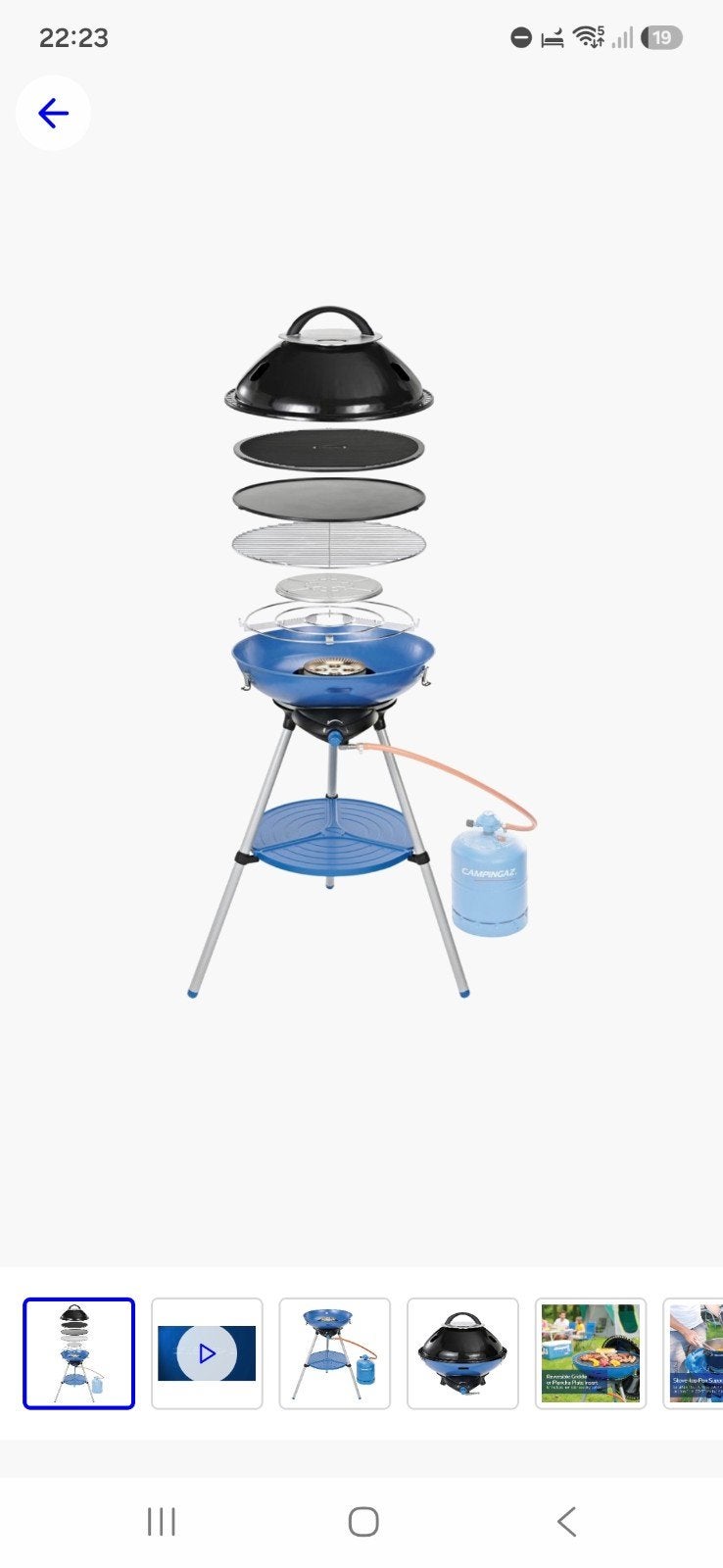Campingaz Party Grill 600 - Zo goed als nieuw, Ophalen, Zo goed als nieuw, Campingaz