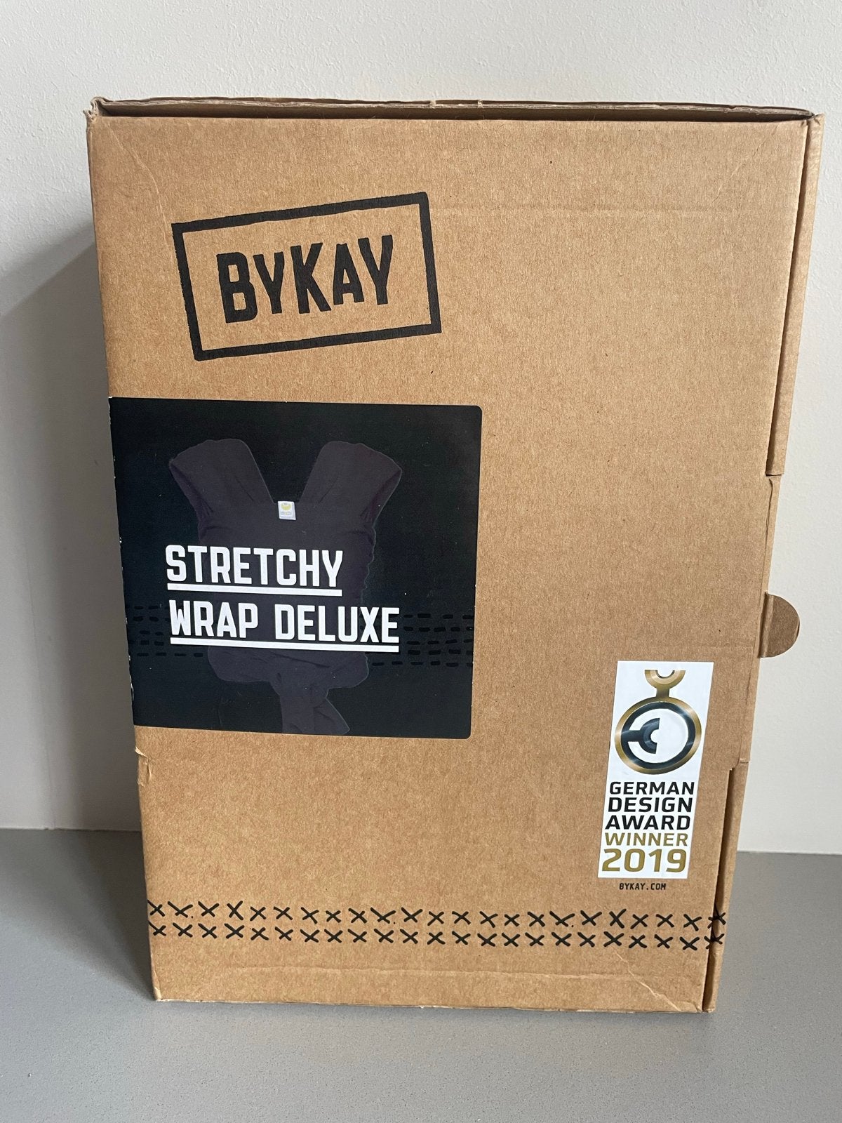 ByKay Stretchy Wrap Deluxe Draagdoek - Zwart (z.g.a.n.), Overige merken, Draagdoek, Ophalen of Verzenden, Zo goed als nieuw