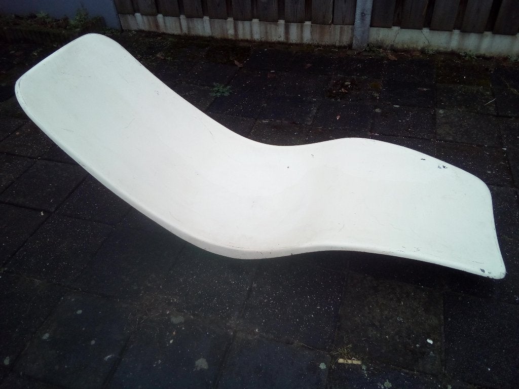 Design spaceage, Fiberglass Lounge Chair, Charles Zublena, Ophalen of Verzenden