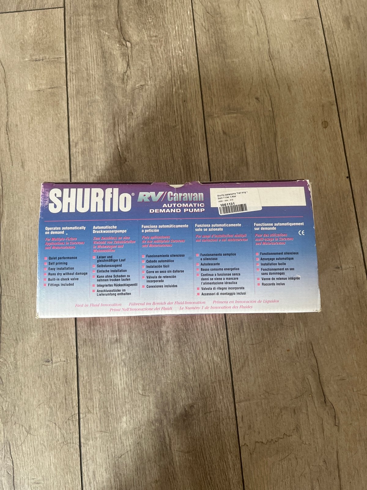 SHURflo RV/Caravan Automatische Waterpomp - Nieuw in doos, Ophalen, Nieuw