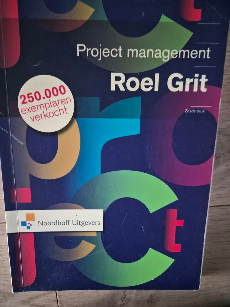 Project management - Roel Grit (Zesde druk), Boeken, Gelezen, Roel Grit, Gamma, HBO