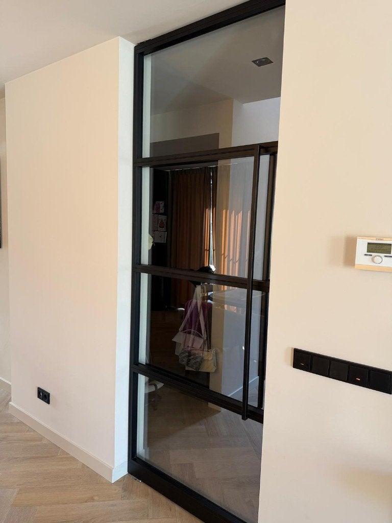Stalumex stalen taatsdeur matzwart, Doe-het-zelf en Verbouw, Ophalen, Info@abitare-interiors.com, 80 tot 100 cm, 215 cm of meer