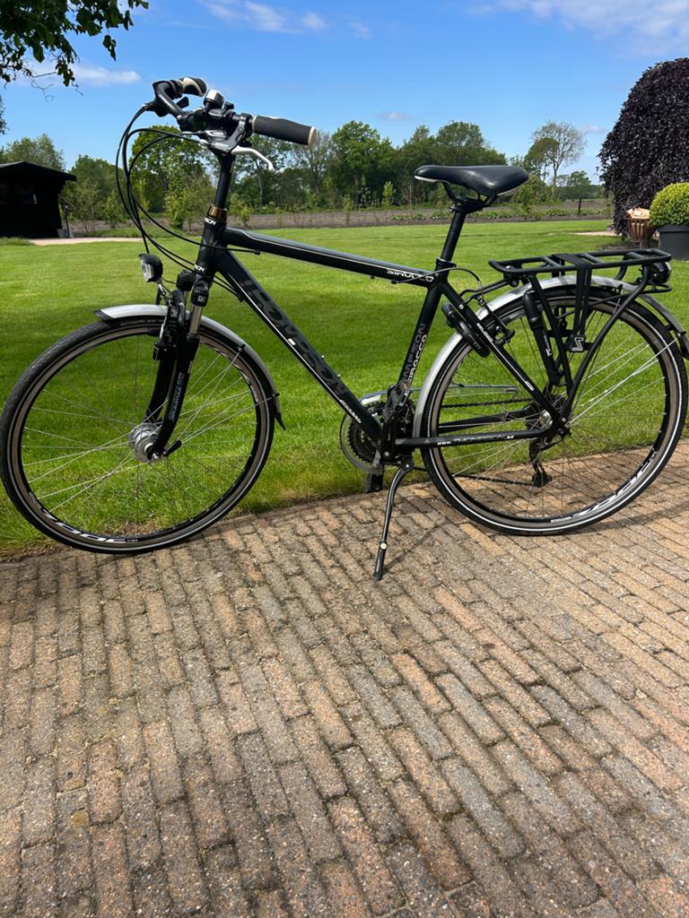 Thompson Sirocco herenfiets - Mat zwart, 24 versnellingen, Gebruikt, Velgrem, Versnellingen, Ophalen