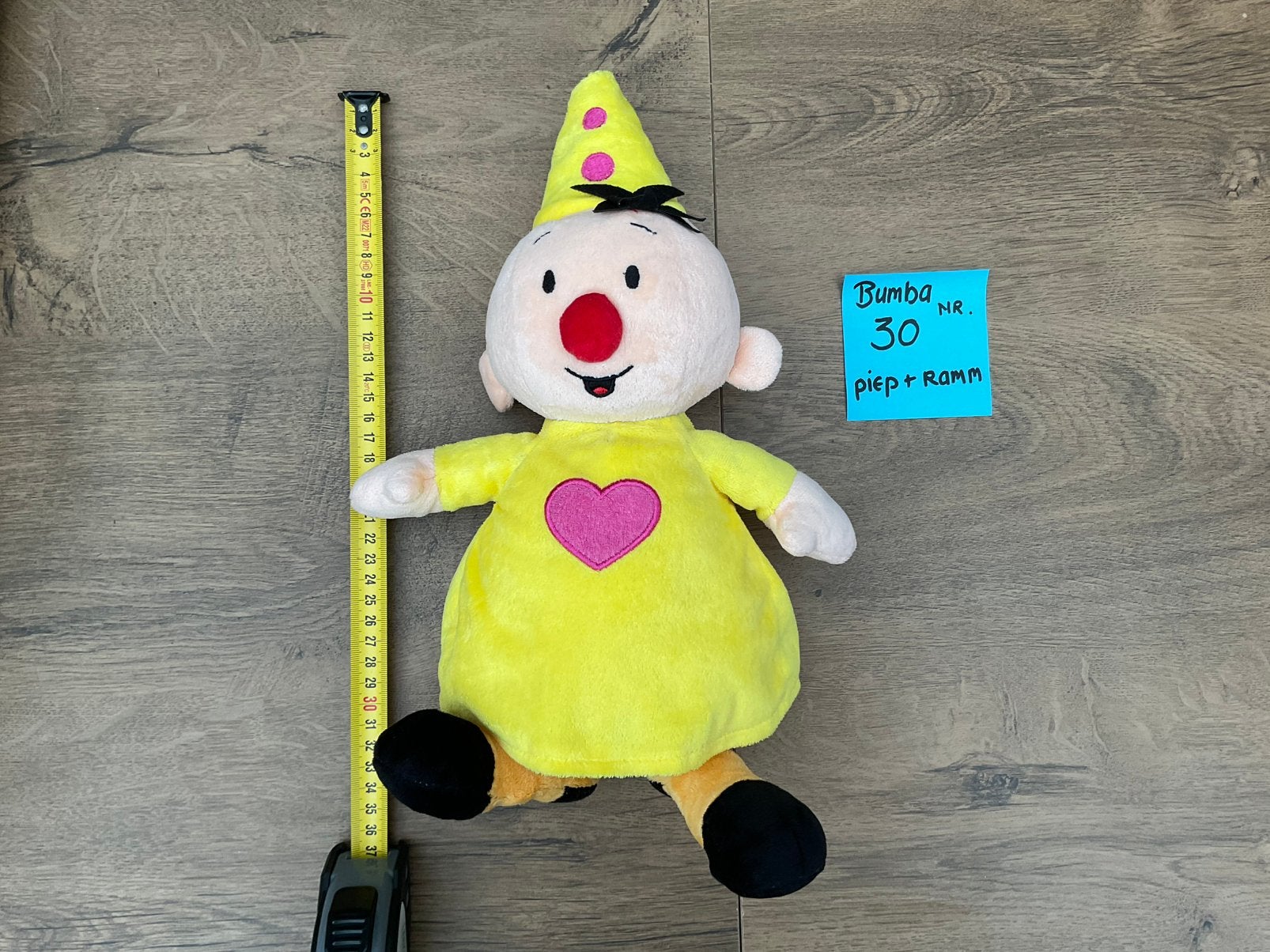 Nieuwe zgan Bumba piephandjes knispervoetjes knuffel, Verzamelen, Ophalen, Overige figuren, Nieuw, Beeldje of Figuurtje