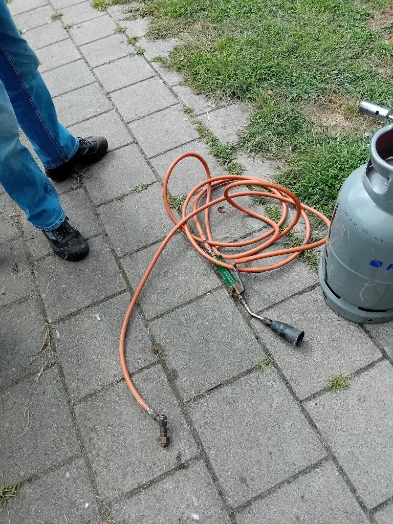 dakdekker gasflessen met branders, Ophalen, Zo goed als nieuw, Overige typen, Overige merken