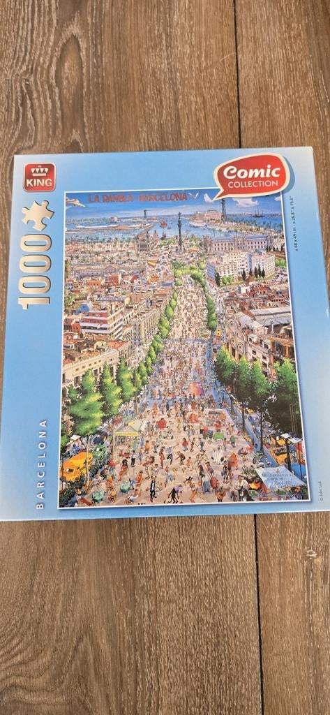 Puzzel 1000 stuks Barcelona, Ophalen of Verzenden, 500 t/m 1500 stukjes, Zo goed als nieuw