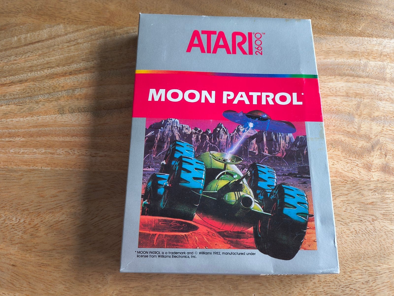 Moon Patrol voor de Atari 2600, Spelcomputers en Games, Gebruikt, 1 speler, Ophalen of Verzenden, Vanaf 3 jaar