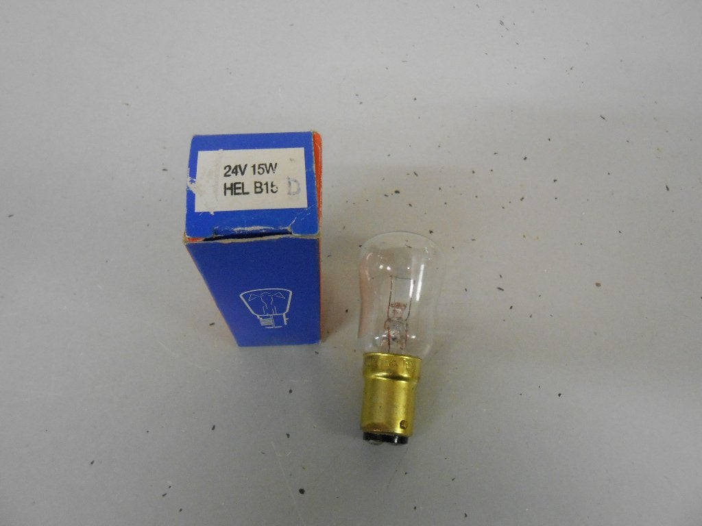 Gloeilamp 24 Volt, 15 Watt, bajonet fitting, Ophalen of Verzenden, Nieuw